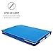 Snugg iPad 3 & 4 Case - Smart Cover with Flip Stand (Electric Blue Leather) for Apple iPad 3 and 4