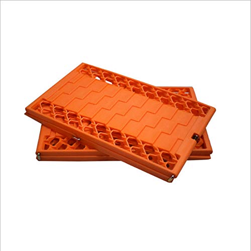 ALEMIN 2Pcs Emergency Off-Road Traction Snow Mats,Tire Traction Set, for Sand Mud Snow mud Off The Board for Vehicles Jeep car， Non-Slip Road Emergency Tools