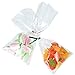 Outus 300 Pack Clear Treat Bags Clear Cello Bags with 320 Pieces Twist Ties 8 Colors for Wedding Cookie Gift Candy Buffet Supply Valentine Chocolates(4 x 9 Inches)