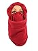 Novasport Women's Balaclava Hooded Face Mask Fleece (Red)