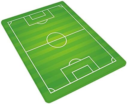 Soccer Field Ground Area Rug, Football Soccer Field Play Modern Carpet Floor Rugs Mat for Children Kids Home Living Dining Room Playroom Decoration size 50x80cm
