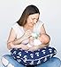 Nursing Pillow Cover by Danha-Newborn Baby Breastfeeding Pillow Cover -Cute Donut Shape Wedge Pillow-Best Infant Support-for New Moms-Nautical Decor Prints Slipcover-Breathable Soft Fabric