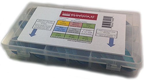 Sungold Abrasives 74905 Sun-Brite Surface Conditioning Disc Assortment with Back-Up Pad and Storage Case, 2-Inch