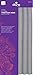 Diane Twist-Flex Rods – Pack of 6 Hair Rollers for Women and Girls  – Large –10” x 11/16” – Gray – DT22