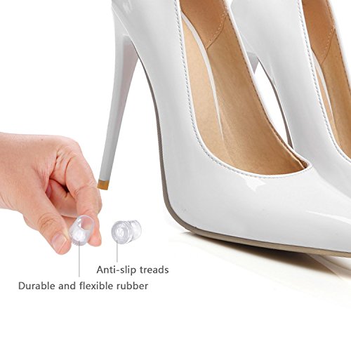 12 Pairs High Heel Protectors Heel Repair Caps Rubber Heel