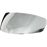 ZQIYDYP Motorcycle Helmet Visor for Qualifier,Qualifier DLX,RS-1,Silver | UV400 Protection,High-Definition,Face Shield for Qualifier,Qualifier DLX,Vortex,Revolver,Revolver Evo,Star,RS-1,RS-2