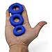 LYNK Cock Ring Black Medical Grade Silicone for Men, Set of 3 Intimate Enhancer Support Rings Small Medium Large, Last Longer Get Harder Erections
