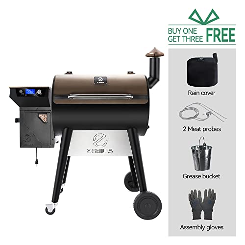 Z GRILLS Wood Pellet Grill Smoker with PID Controller, 700 Cooking Area