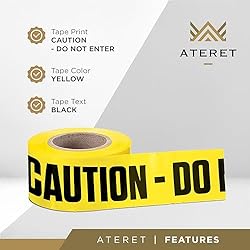 ATERET Premium Caution Do Not Enter Tape