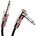 Monster Cable Classic 1/4 Inch Angled to Straight Instrument Cable 12 ft.