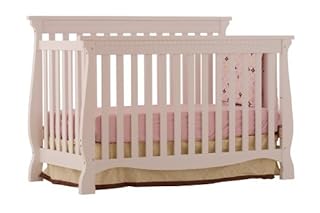 Stork Craft 04587 131 Venetian 4 In 1 Fixed Side Convertible Crib