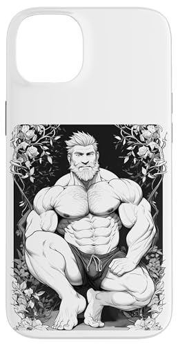 Mens Gay Polar Bear Muscle Daddy Bear LGBT Gay Pride 2024 Case for iPhone 14 Pl…