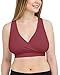 Kindred Bravely French Terry Racerback Nursing Sleep Bra For Maternity/Breastfeeding (Medium, Cabernet)