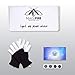 HITOP Led Gloves for Kids, 2 Pairs Kids Finger Light Up Flashing Gloves Party Costume Glow Toys for Boys and Girls, Best Christmas Stocking Stuffer for Kids (7.5