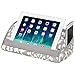 LapGear Designer Tablet Pillow Stand with Phone Pocket - Gray Damask - Fits Most Tablet Devices - Style No. 35514