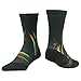 HUSO Unisex Fashion Digital Printing Sports Crew Hiking Socks 3, 4, 7 Pairs