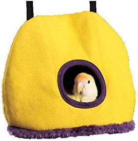 Qin ChenChen Bird Bedding House Bird Hammock Nest Shed Fluffy for Medium and Small Birds Random Color