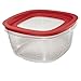 Rubbermaid Premier Easy Find Lids Food Storage Containers, 14 Cup, Racer Red