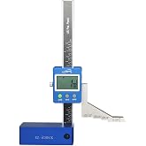 iGaging Digital 5" Height Gauge EZ-Check for Woodwork Router and Table Saw Adjustment