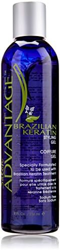 Salon Advantage Brazilian Keratin Styling Gel, 8 Ounce