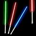 6 Pack - 28 Inches LED Glow in the Dark Light Saber Toy Party Favor for Kids and Toddlers - Assorted Colors