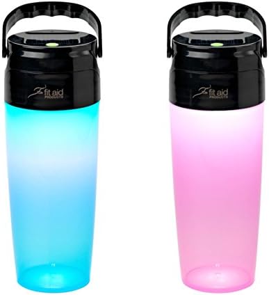 Fit Aid Products LED Water Bottle/Lantern (Blue)