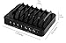 Lavolta Multiple Device Charging Station - 7-Port Multi-device USB Power Hub for Tablet Phone Apple iPad iPhone Samsung Galaxy Kindle Fire - Desktop & Mobile Devices Charger Organizer Docking Pad