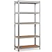 Topeakmart 5 Tier Storage Rack Heavy Duty Adjustable Garage Shelf Steel Shelving Unit,71