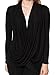 Free to Live Women's Nursing Cardigan Criss Cross Pullover Top with Long Sleeves Black