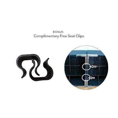 Ohana Collection 7-Piece Outdoor Patio Furniture Sectional Conversation Set, Black Wicker with Gray Cushions - No… 41ZEoi rJnL