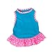 Small Dog Dress , Voberry® Fashion Pet Dog T-Shirt Dress Dog Cat Cute Summer Vest Skirt (M, Blue)