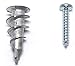 CONFAST Zinc Self-Drilling Drywall/Hollow-Wall Anchor Kit with Screws, 200 Pieces (100 Anchors+100 Screws) Includes #8 Anchors with Screws (Metal)