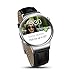 Huawei Watch Stainless Steel with Black Suture Leather Strap (U.S. Warranty)