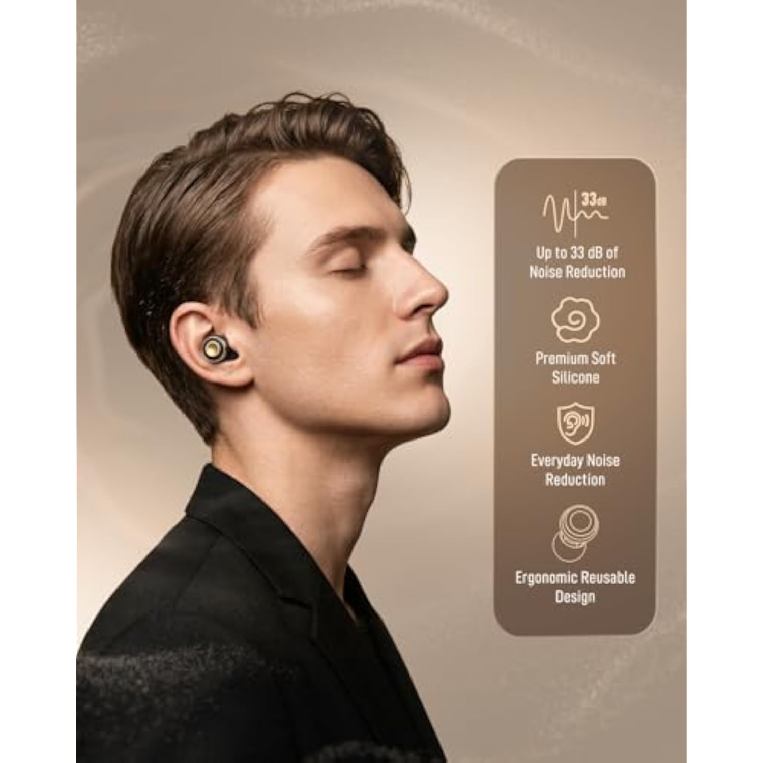 可重复使用睡眠耳塞 78%OFF