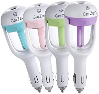 Carzen Electric Portable Mini Ultrasonic Humidifier &amp; Essential Oils Aroma Car Diffuser (Purple) by CarZen