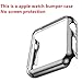 Compatible with Apple Watch SE Series 6 5 4 44mm 40mm Case Super Thin PC Plating Protective Bumper Scratch Resistant Protector Case for Apple Watch 44mm 40mm (Black, 44mm)