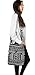 Tribe Azure Aztec Black White Woven Handmade Crossbody Hobo Women Shoulder Bag Sling Casual Large