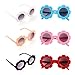 BKpearl 6 Pcs Flower Kids Sunglasses, Cute Girl Sunglasses UV Protection Glasses Colorful Eyewear for Baby Kids Children Girl