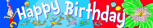 Eureka Dr. Seuss Happy Birthday Deco Trim