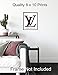 Louis Vuitton Logo Unframed Wall Art Print - Makes a Great Gift for Fashion Lovers and Designers - Perfect for Bedroom, Living Room, Office - Chic Home Decor - Ready to Frame (8x10) Vintage Photo