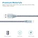 E-POWIND 3PACK [6]ft Lightning Cable with Ultra-compact Connector Charging Cable Cord For iPhone7/7plus/6/6plus/6s/6splus,iPhone 5/SE, iPad, iPod on Latest IOS10.Latest Version(GRAY BLUE)