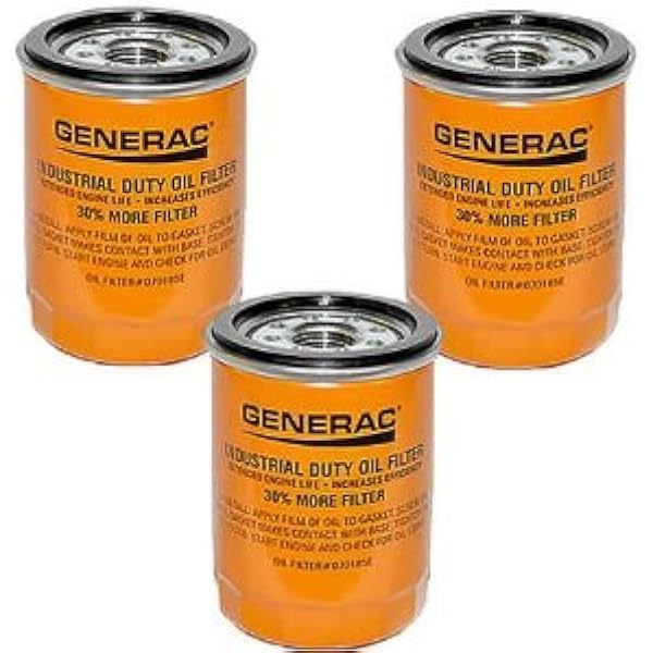Generac 070185e Oem Rv 90mm High Capacity Generator Oil Filter Extends Engine Life 30 More Filter Pack Of 3 Oil Filters Accessories Amazon Canada