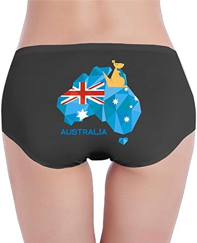 NEIzDAN Women Stralia Flag Map Australia National Pride Brief Panties Women Bikini Briefs Women Cotton Brief Panties Women's Stretch Brief Panties