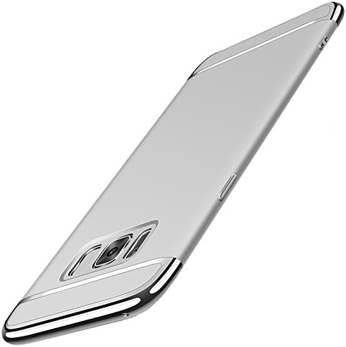 Galaxy S8 Plus case,Ultra slim Shockproof Thin Hard Case Scratch-Resistant,Fingerprint-Proof, Anti-Slip, Anti-Marks Case Cover for Samsung Galaxy S8 Plus-Silver