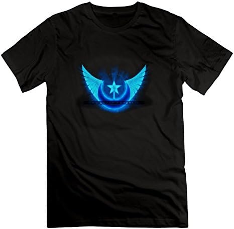 North Men Custom New_lunar_republic_tshirt_edit.png Short Sleeve Black T-shirt X-large Size