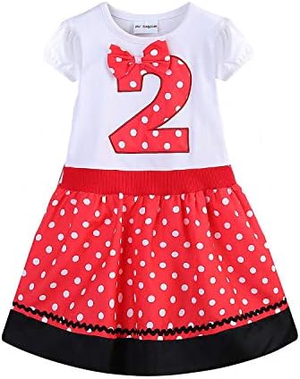 Littlespring 子供 誕生日 ドレス ドット ワンピース 姉妹 お揃い服 1歳 2歳 3歳 4歳 5歳 6歳 B085wtj7x6 750円 全国一律送料無料 正規品スーパーsale 店内全品キャンペーン 期間限定で特別価格