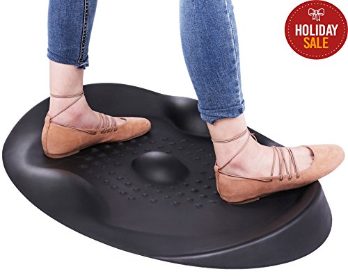 Click Here to See More Images Urvigor Standing Mat, Not-Flat Anti Fatigue Mat Comfort Mat for Stand Up Desk or Adjustable Desk Riser,Ergonomically Engineered,Black
