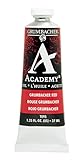 Grumbacher Academy Oil Paint, 37 ml/1.25 oz, Grumbacher Red