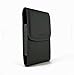 Samsung Galaxy S4/ S 4/ S IV/ i9500/ i9505/ L720 Vertical Leather Case with Magnetic closure with belt clip (Plus Size will Fit w/ Otterbox Commuter on) + Cell Phone Antenna Booster and Anti Radiation Shield