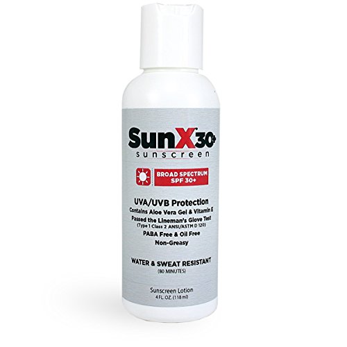 SunX SPF 30+ Sunscreen, 4-oz. bottle, Case of 12